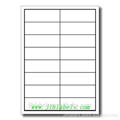 Square Cornered Labels 105mm x 37mm *Compatible with Avery DPS16